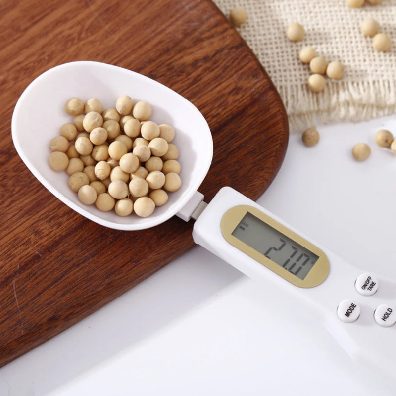 1Pc LCD Digital Measurement Adjustable Weighing Spoon Kitchen Scale Electronic Measuring Spoon Coffee Powder Baking Scale