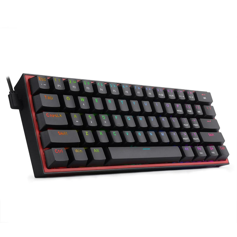 teclado mecânico para jogos vermelho Switch 61