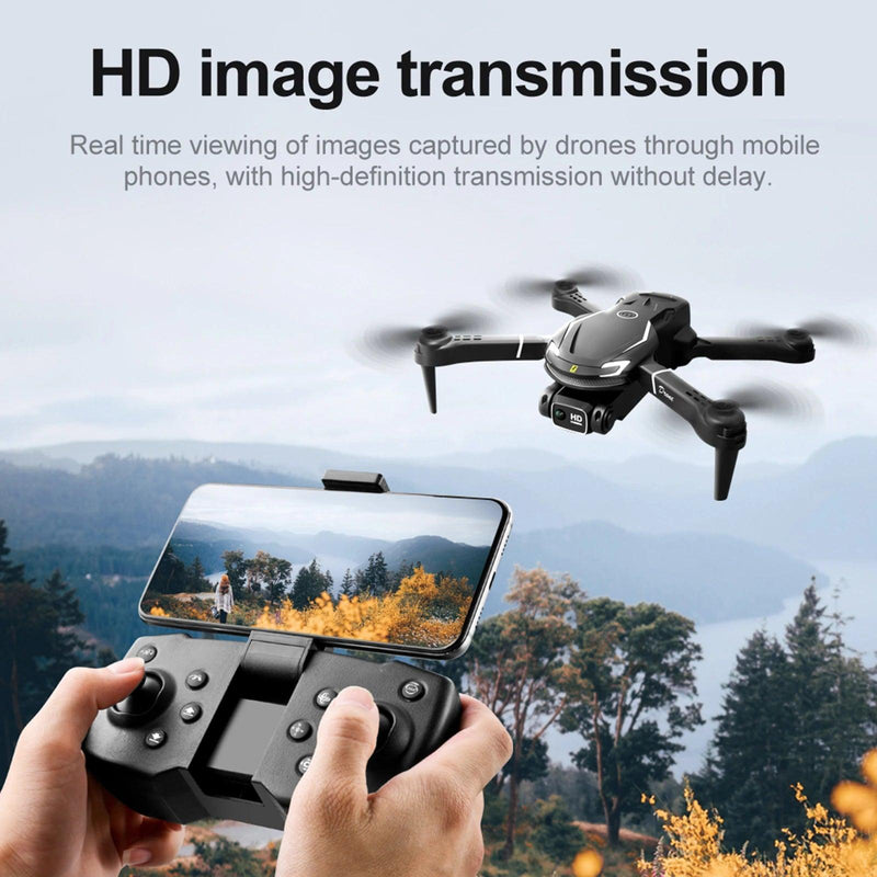 Drone 4K Câmera Dupla Grande Angular HD Fotografia Aérea Quadcopter Dobrável RC Helicóptero WIFI FPV Altura Segurar Presente Brinquedo