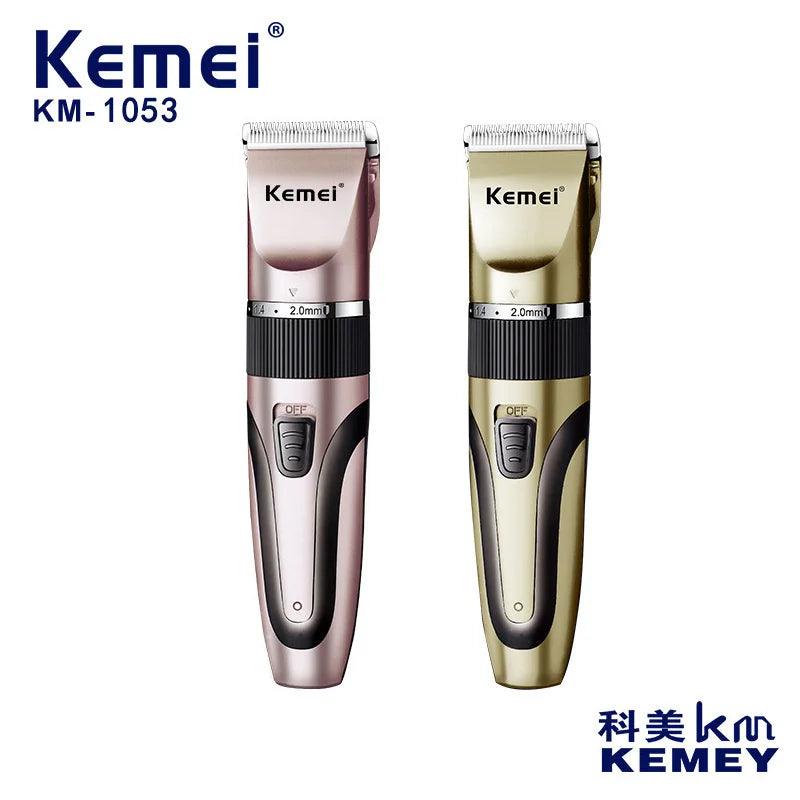 Kemei KM-1053 profissional pet hair clipper elétrico empurrador para cães e gatos pequenos