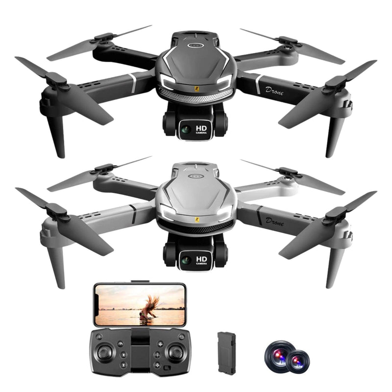 Drone 4K Câmera Dupla Grande Angular HD Fotografia Aérea Quadcopter Dobrável RC Helicóptero WIFI FPV Altura Segurar Presente Brinquedo