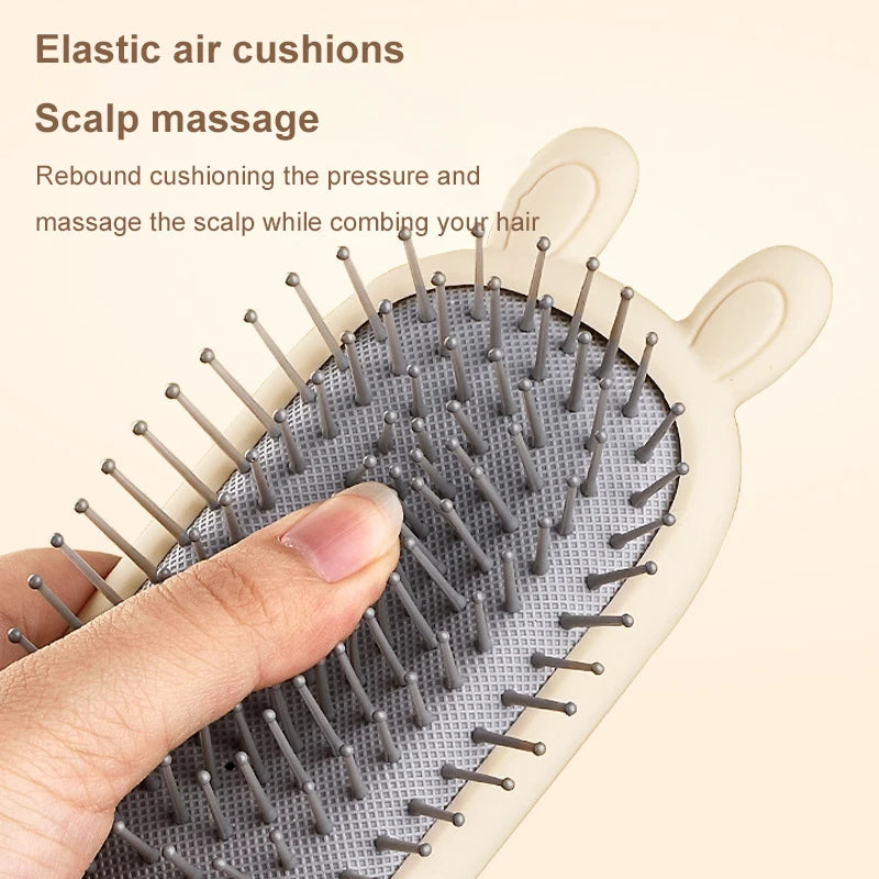 Air Bag Anti Static Exhaust Air Cushion Comb Women Long Hair Curling Fluffy Head Massage Comb Salon Hairdressing Styling Tools