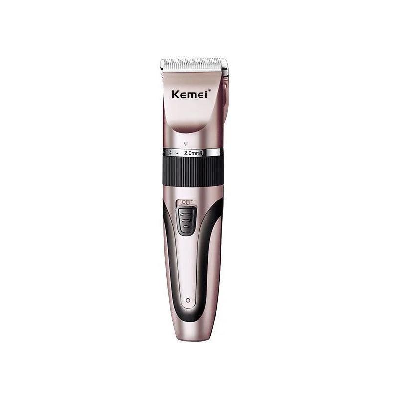 Kemei KM-1053 profissional pet hair clipper elétrico empurrador para cães e gatos pequenos