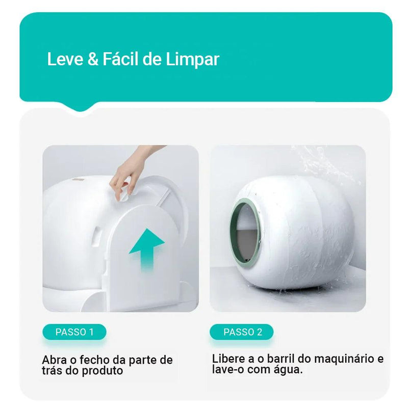 Caixa de areia automática inteligente para gatos, autolimpante, 65L, controle por aplicativo, bandeja de areia para gatos, desodorizador iônico, Arenero Gato