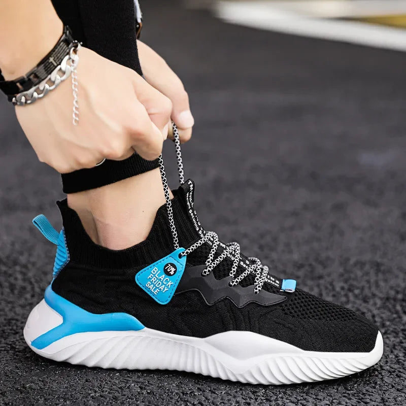 Tênis Masculino Tênis de Corrida Masculino Sapatos Casuais Tênis de Luxo Tênis de Corrida Respirável