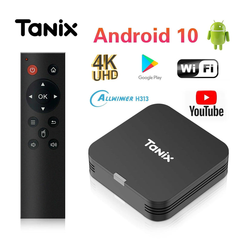 Super Mini Smart TV Box Android10.0 Allwinner H313 2 GB 16 GB 1 GB 8 GB 2.4G Wifi 4K HD