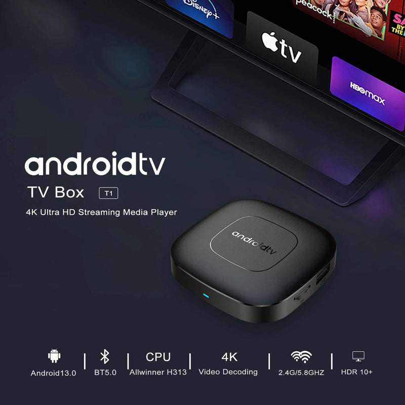 Smart Home Theater TV Box AllwinnerH313 Google Assistente Netflix