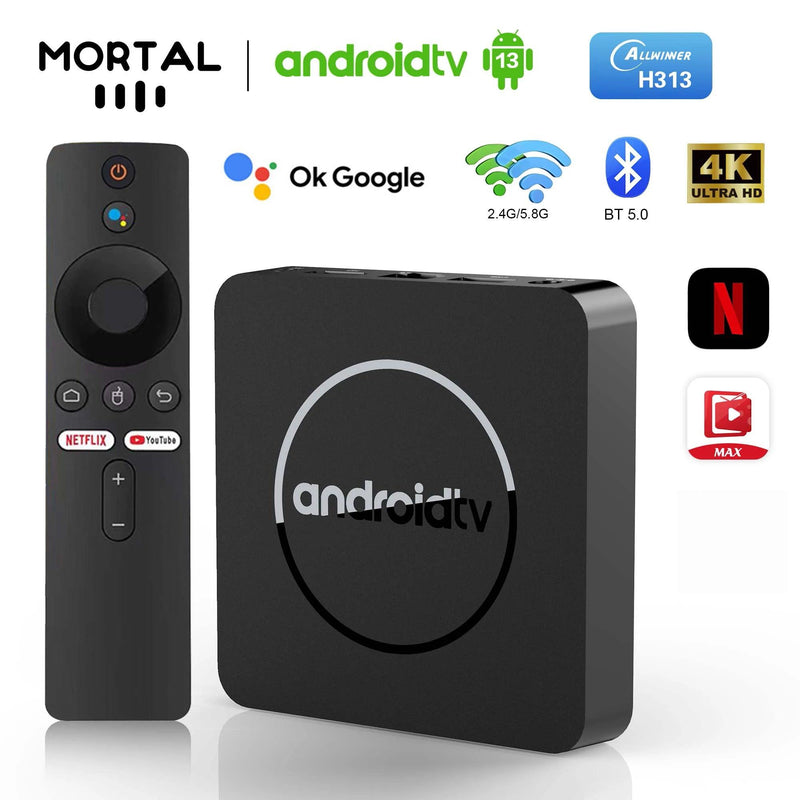 Android13 TV Box Q1 4K Allwinner H313 HDR10 2G16G Dual Wifi  Media Device Support Youtube Multi Language Streaming Media Player