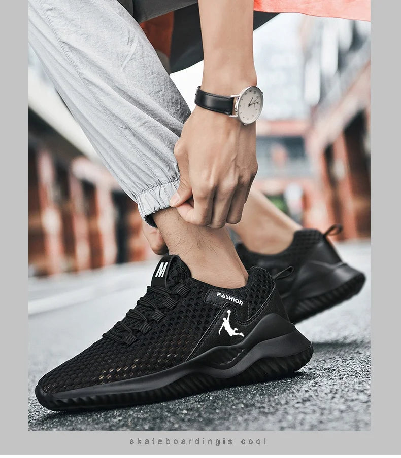 Tênis De Corrida Unissex Malha Respirável Sapatos Esportivos Masculinos Trianers Zapatillas Corrida Hombre