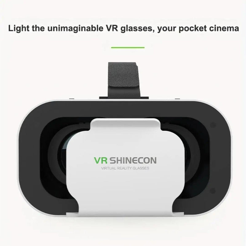 VR SHINECON Óculos Headset Headmounted Realidade Virtual Óculos VR Ajustáveis