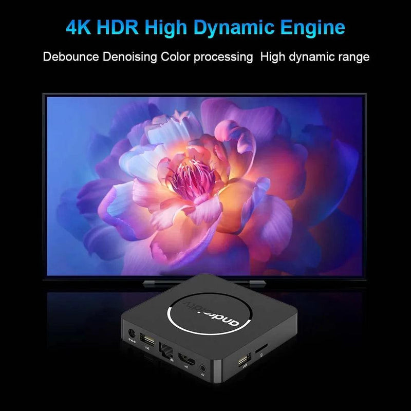 Android13 TV Box Q1 4K Allwinner H313 HDR10 2G16G Dual Wifi  Media Device Support Youtube Multi Language Streaming Media Player