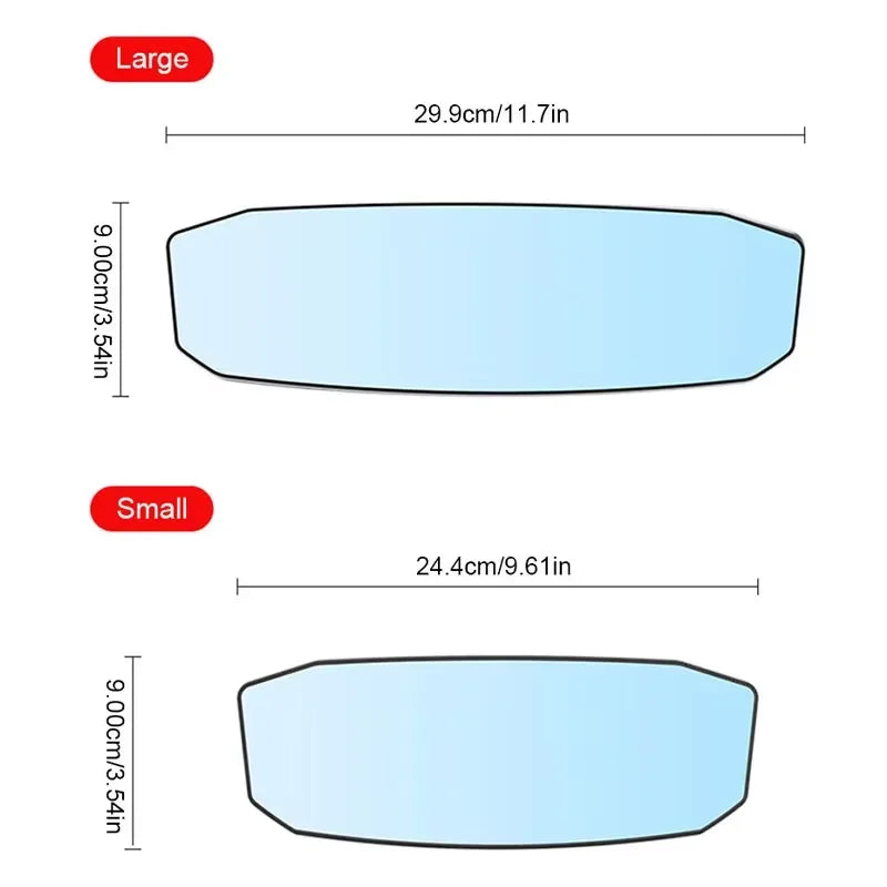 Universal Wide Angle Convex Retrovisor HD Espelho Retrovisor Central