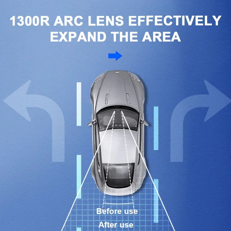 Universal Wide Angle Convex Retrovisor HD Espelho Retrovisor Central