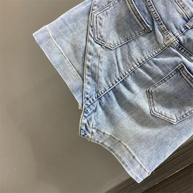 shorts saia jeans feminino vintura alta