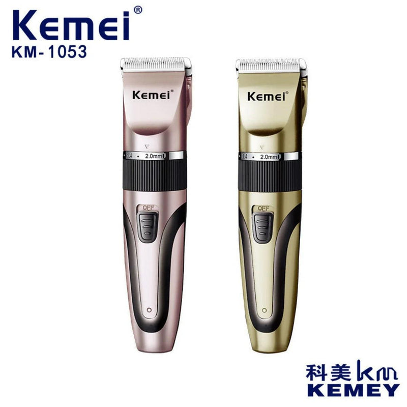 Kemei KM-1053 profissional pet hair clipper elétrico empurrador para cães e gatos pequenos