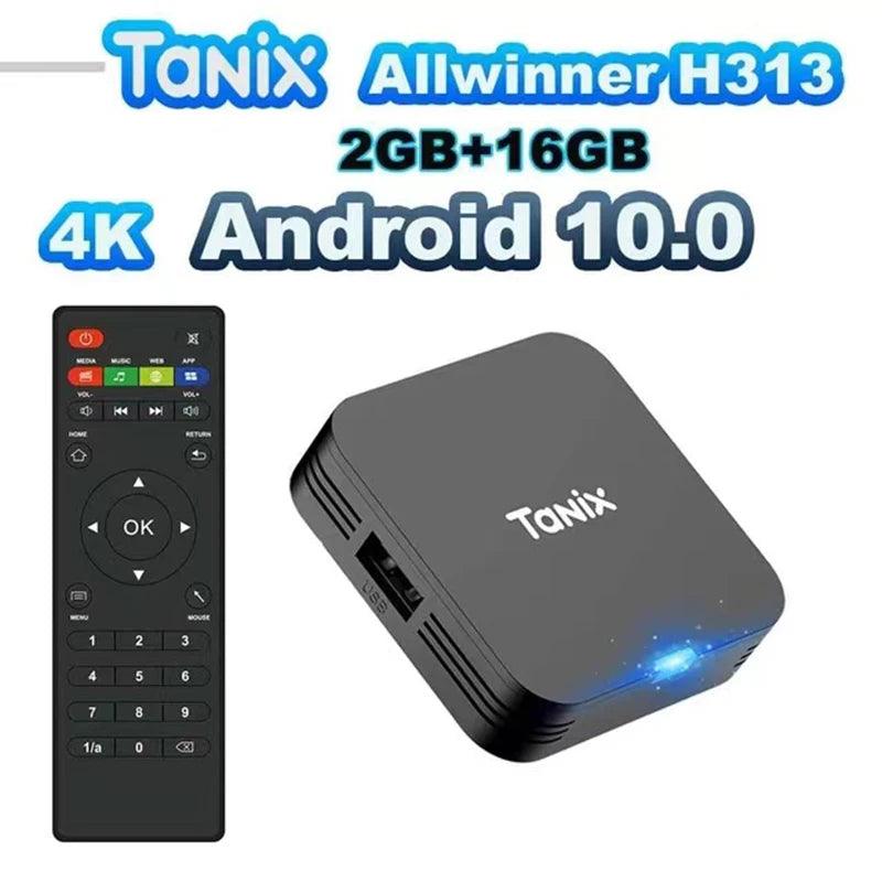 Super Mini Smart TV Box Android10.0 Allwinner H313 2 GB 16 GB 1 GB 8 GB 2.4G Wifi 4K HD