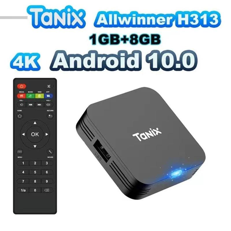 Super Mini Smart TV Box Android10.0 Allwinner H313 2 GB 16 GB 1 GB 8 GB 2.4G Wifi 4K HD