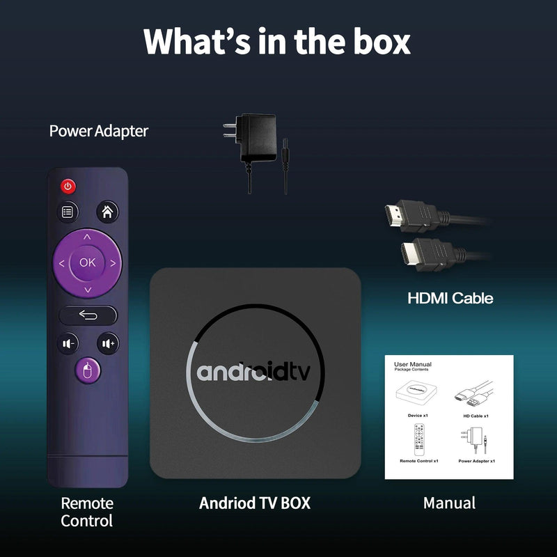 Android13 TV Box Q1 4K Allwinner H313 HDR10 2G16G Dual Wifi  Media Device Support Youtube Multi Language Streaming Media Player