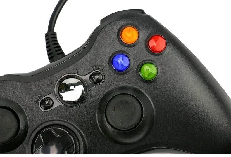 Controle Xbox 360 USB com fio Controlador PC Handheld Joystick Game Gamepad para Windows Controle Xbox